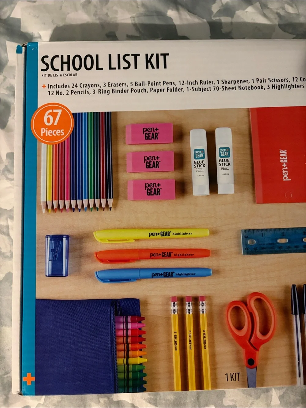 Kids School List Kit - Multicolor